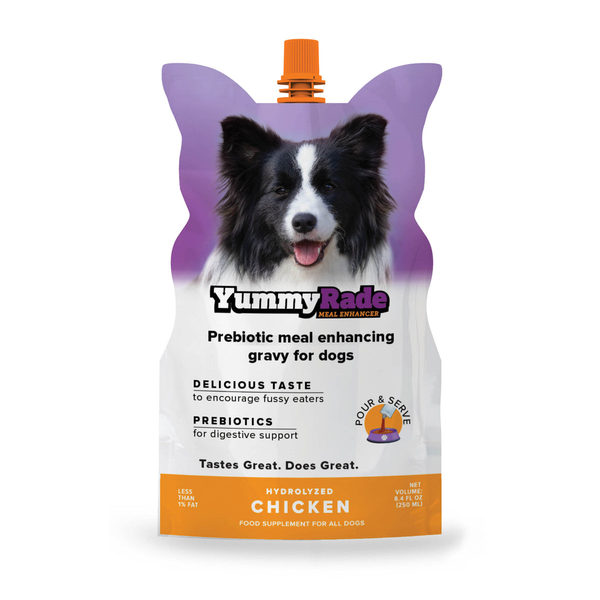 YummyRade Prebiotic Meal Enhancer for Dogs 8.4 fl. oz Pouch
