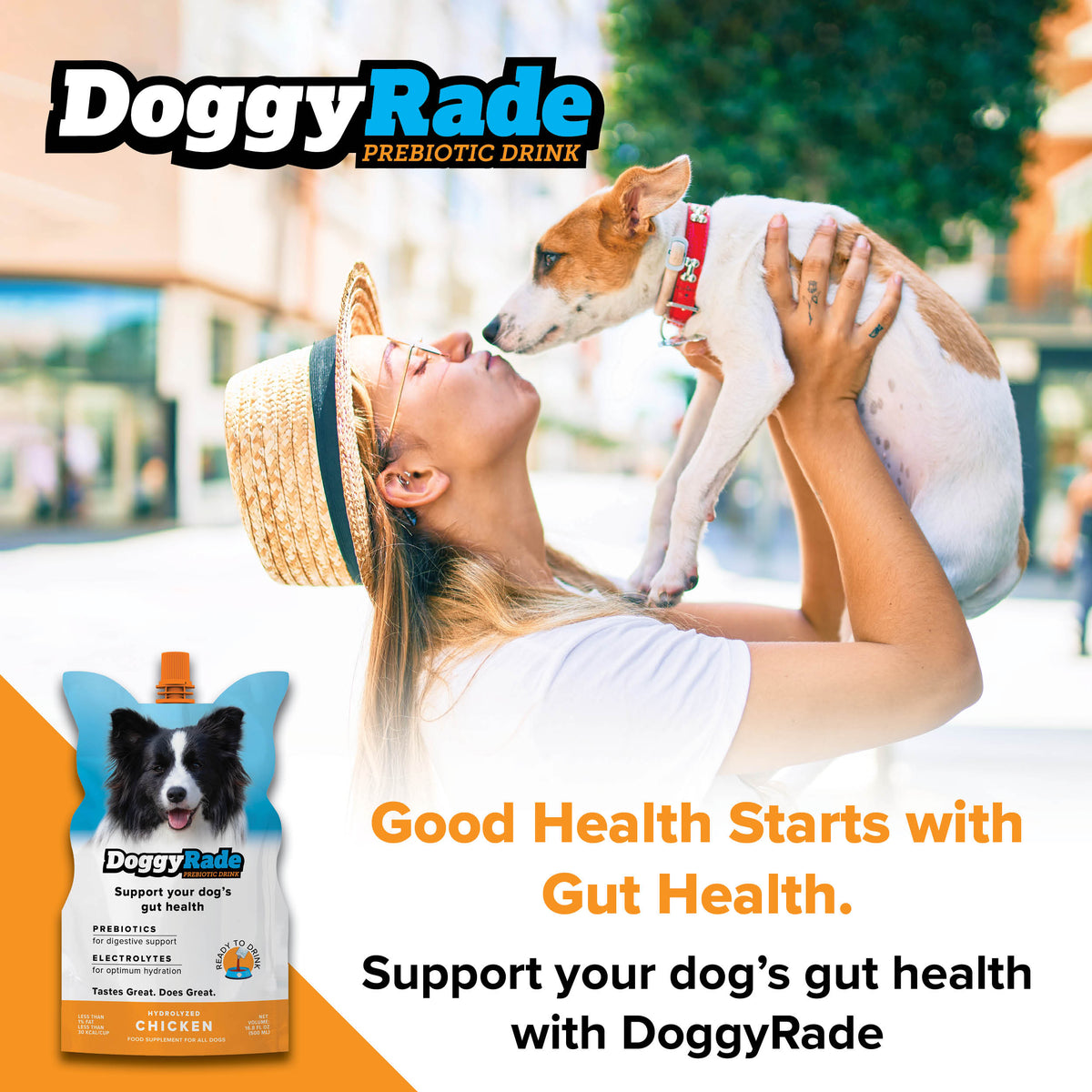 DoggyRade Prebiotics + Hydration and YummyRade Meal Enhancer Bundle (3 x 8.4 fl. oz) Pouches
