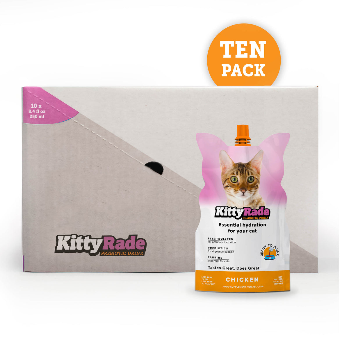 KittyRade (10 x 8.4 fl. oz.) Pouches