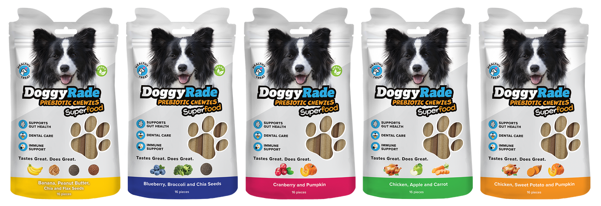 [BUY 2 GET 1 FREE 10 YEAR ANNIVERSARY SPECIAL!!!] DOGGYRADE PREBIOTIC SUPERFOOD CHEWIES [LIMITED QUANTITIES]