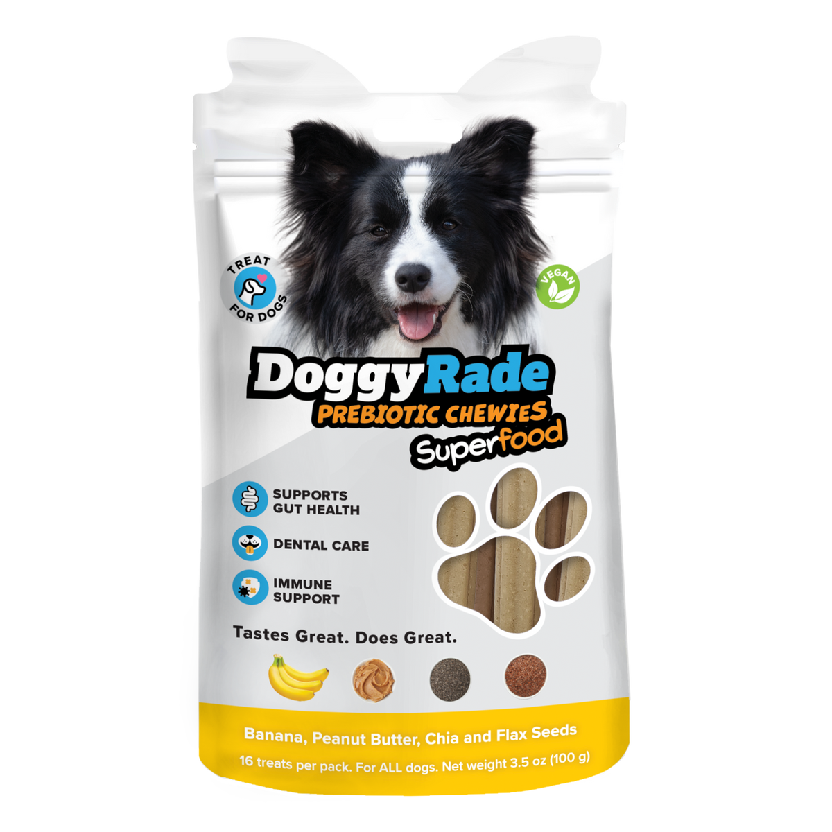 [OVERSTOCK!!!] DOGGYRADE SUPERFOOD CHEWIES